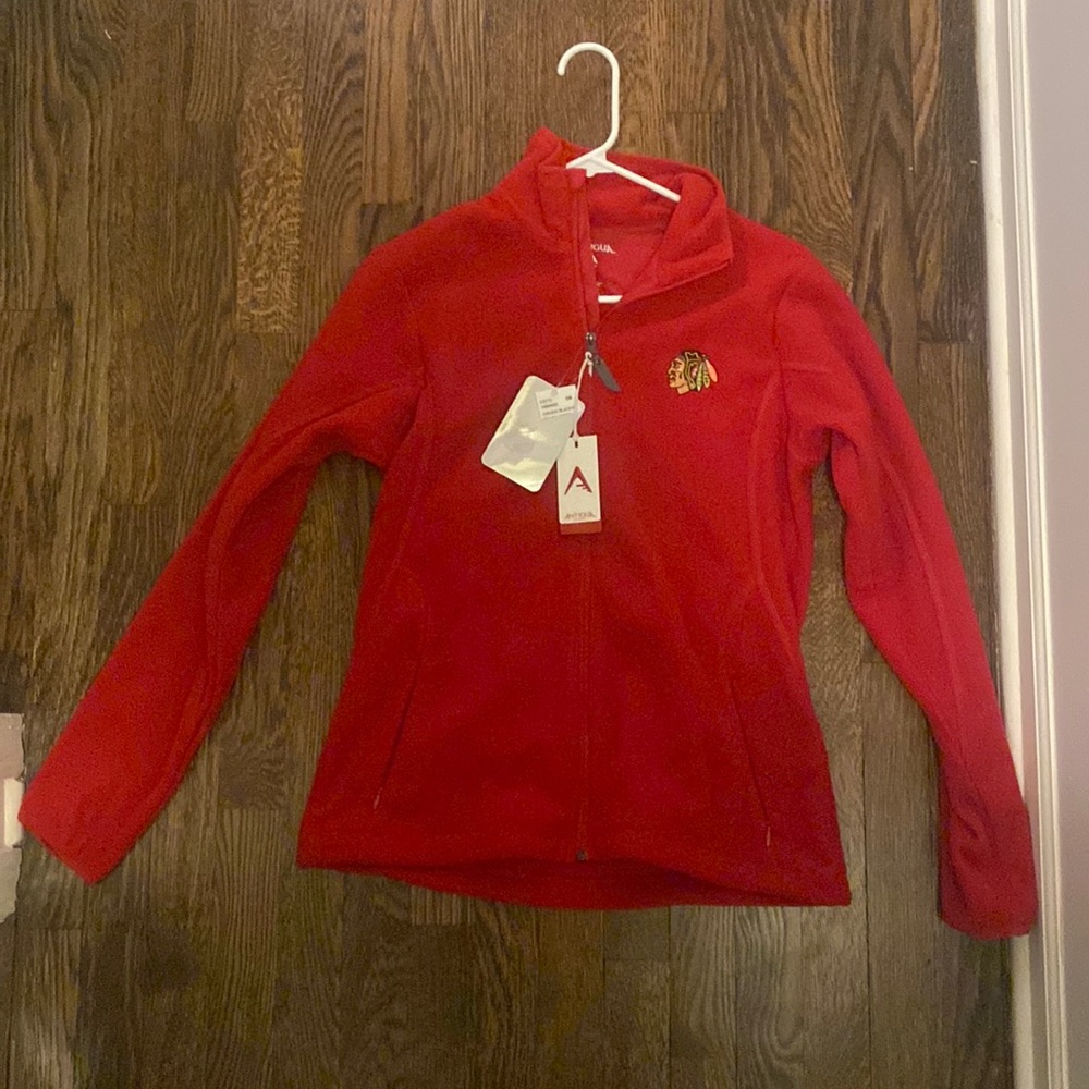 Blackhawks full zip sweater